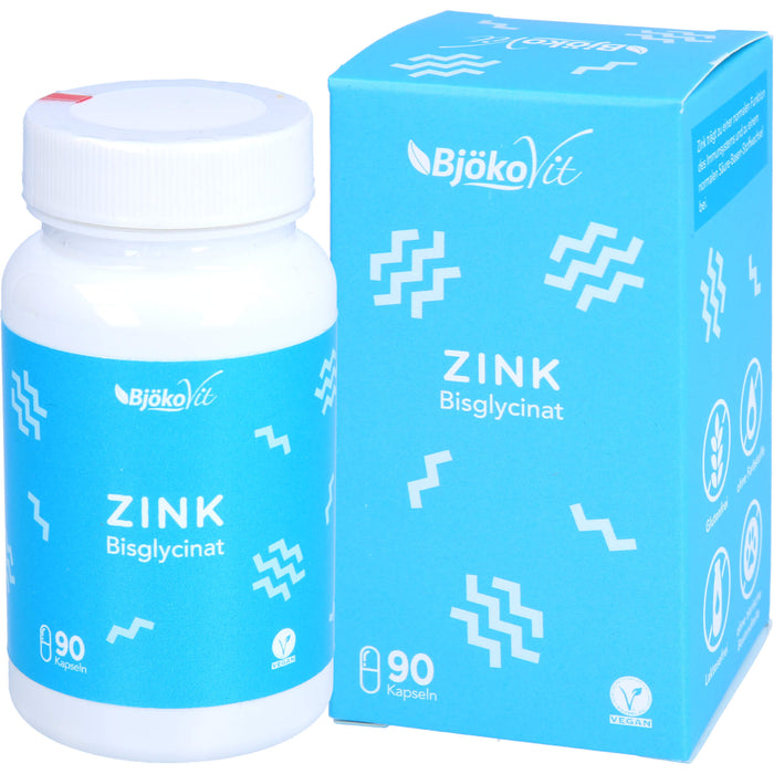BjökoVit Zink Bisglycinat 25 mg Kapseln, 90 pc Capsules