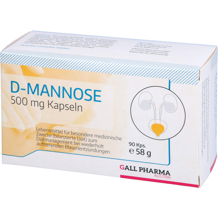 D Mannose 500mg Gph, 90 St KAP