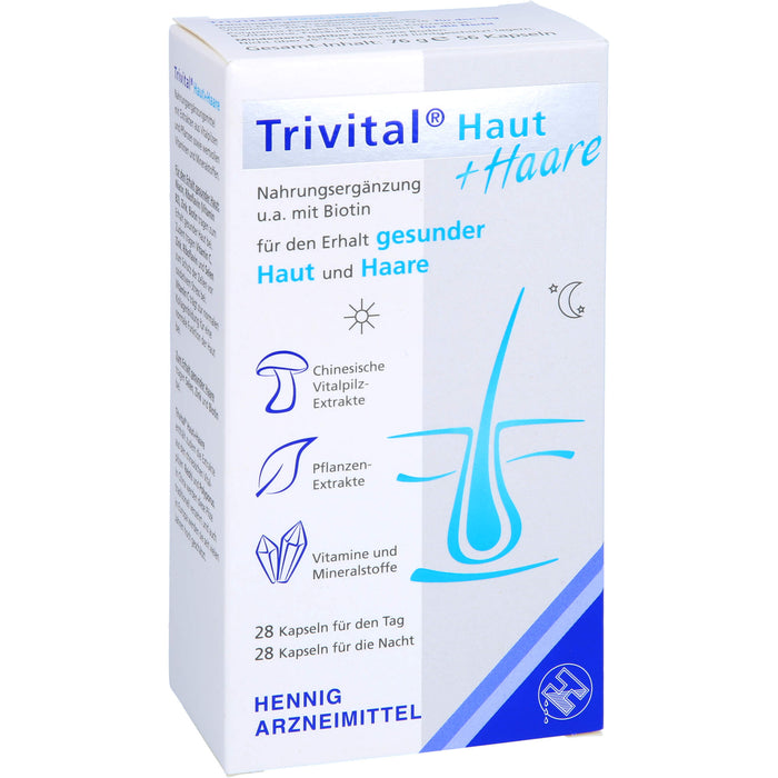 Trivital Haut & Haare Kapseln, 56 St. Kapseln