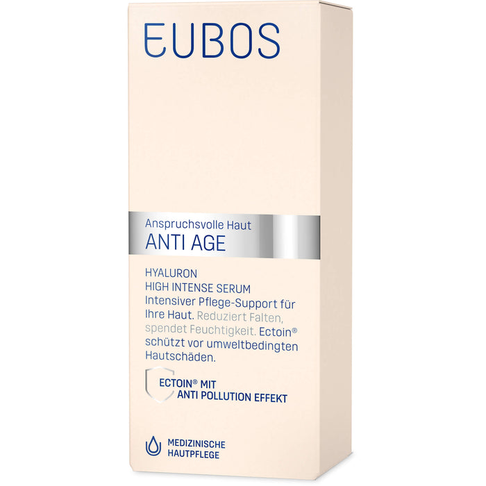EUBOS Anti Age Hyaluron High Intense Serum für anspruchsvolle Haut, 30 ml Concentré