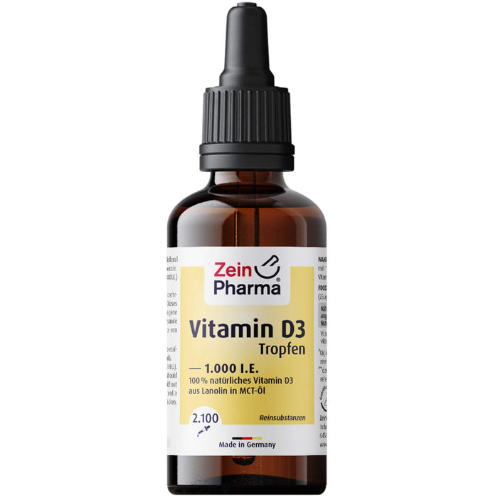 ZeinPharma Vitamin D3 Tropfen 1.000 I.E., 50 ml Tropfen