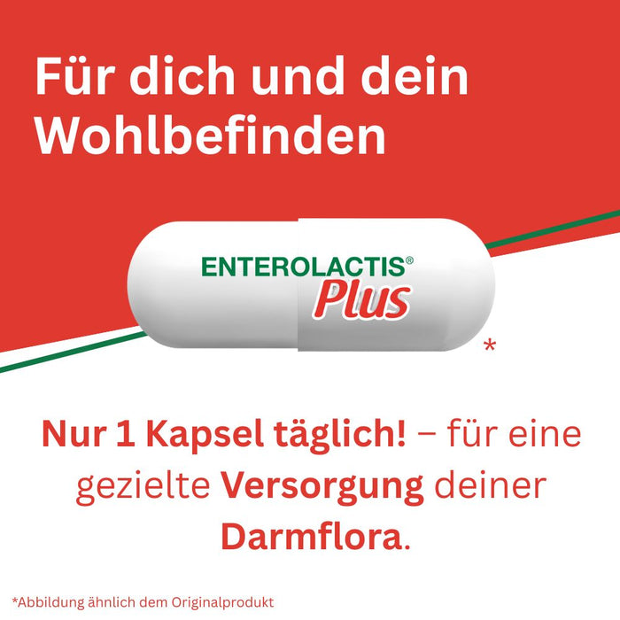 Enterolactis Duo - natürliche Versorgung der Darmflora und des Darmmikrobioms mit L. Casei DG & Inulin - laktosefrei & glutenfrei, 15 pcs. Capsules