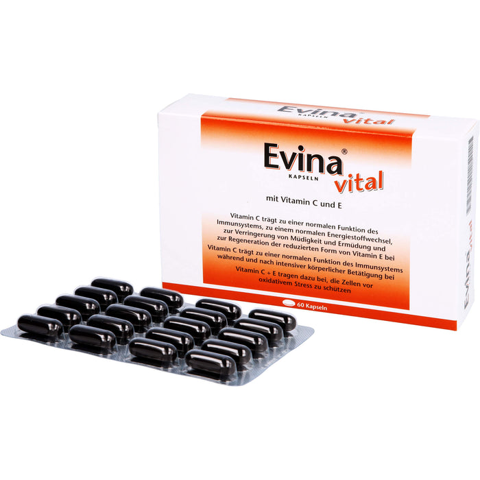 Evina vital Kapseln bei Vitamin C Mangelzuständen, 60 pc Capsules