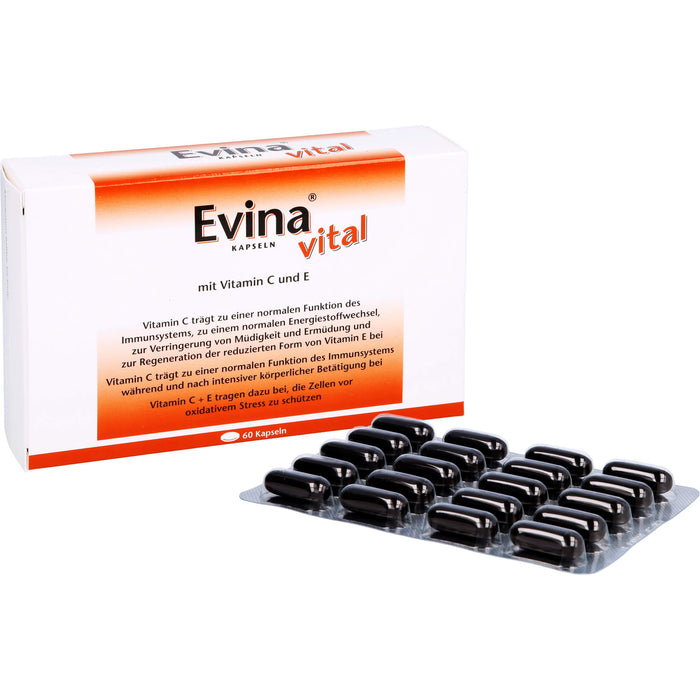 Evina vital Kapseln bei Vitamin C Mangelzuständen, 60 pc Capsules