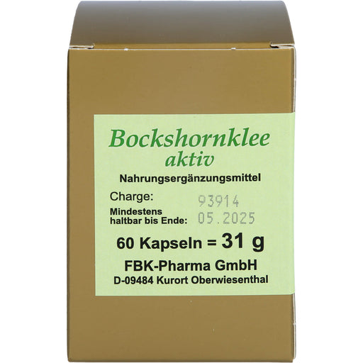 FBK Bockshornklee Aktiv Kapseln, 60 St. Kapseln