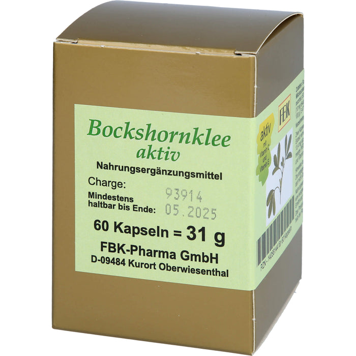 FBK Bockshornklee Aktiv Kapseln, 60 St. Kapseln