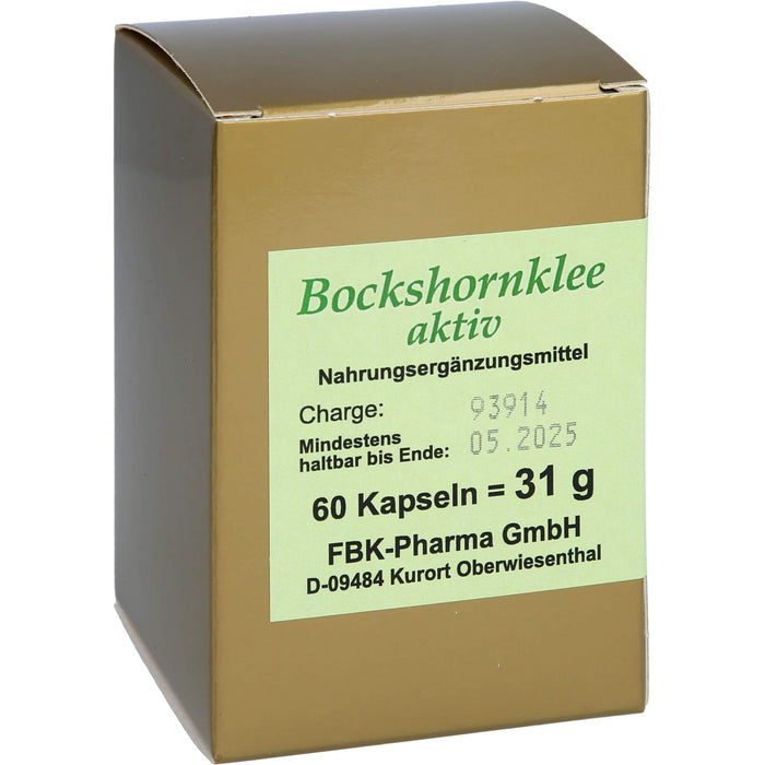 FBK Bockshornklee Aktiv Kapseln, 60 St. Kapseln
