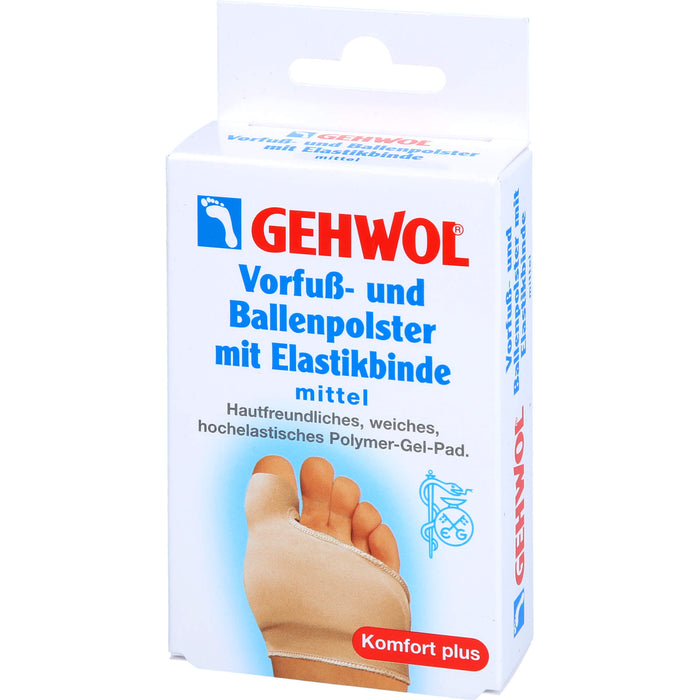 GEHWOL Vorfuß- und Ballenpolster mit Elastikbinde, 1 pc Dépôts