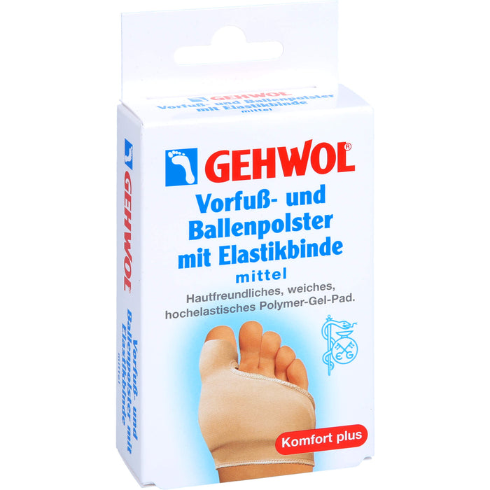 GEHWOL Vorfuß- und Ballenpolster mit Elastikbinde, 1 St. Einlagen