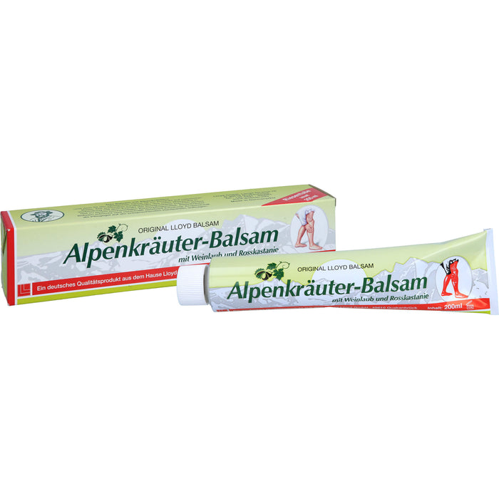 LLOYD Alpenkräuter Balsam mit Weinlaub und Rosskastanie, 200 ml Balsam