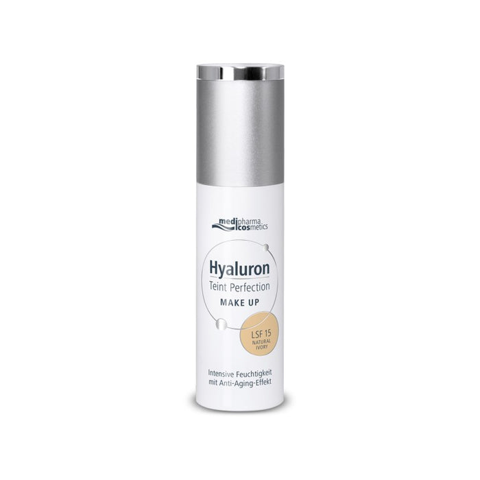 Medipharma Cosmetics Hyaluron Teint Perfection Make up natural ivory, 30 ml Lösung