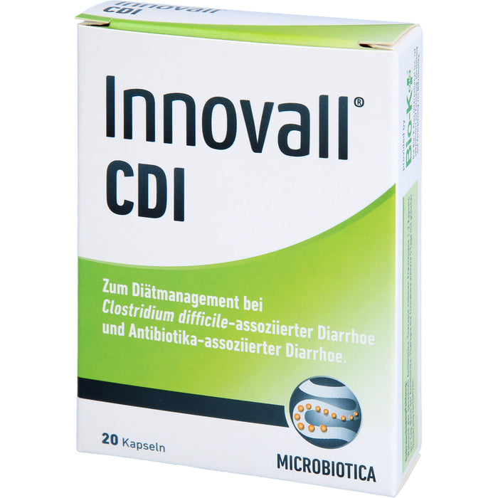 Innovall Microbiotic CDI Kapseln mit 3 spezifisch ausgewählten Bakterienstämmen, 20 pc Capsules
