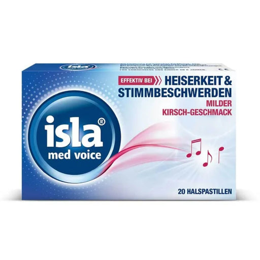 isla med voice milde Kirsche Halspastillen, 20 St. Pastillen