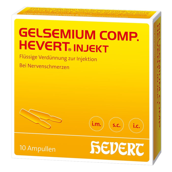 Gelsemium comp. Hevert injekt Lösung, 10 St. Ampullen