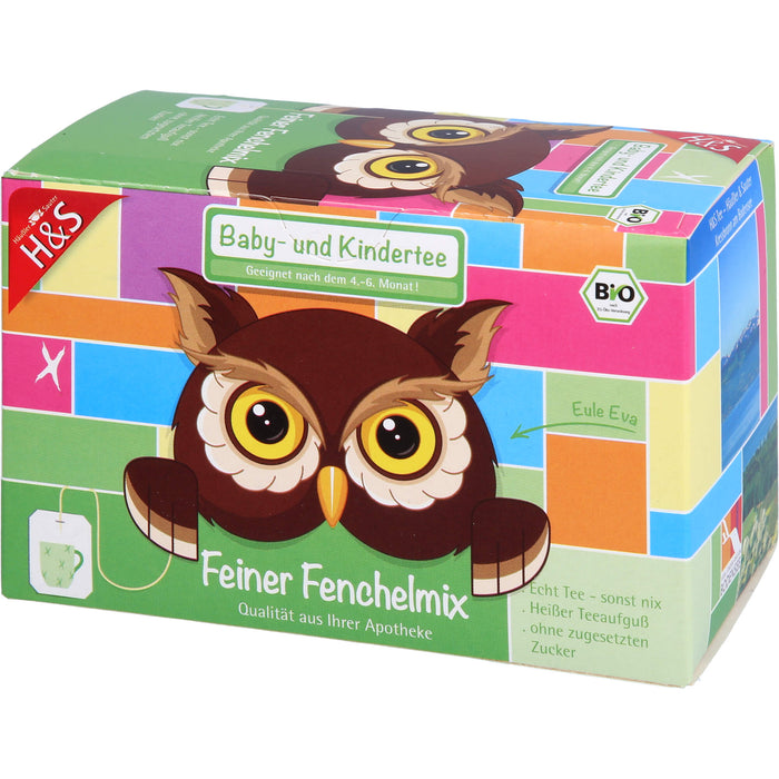 H&S Feiner Fenchelmix (Bio Baby- und Kindertee), 20 St. Filterbeutel