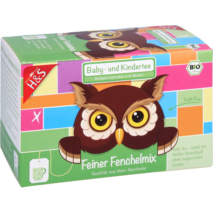 H&S Feiner Fenchelmix (Bio Baby- und Kindertee), 20 St. Filterbeutel