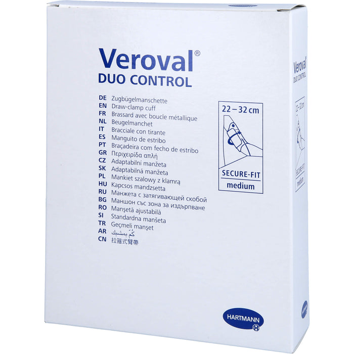 Veroval duo control Zugbügelmanschette M 22-32 cm, 1 St. Manschette