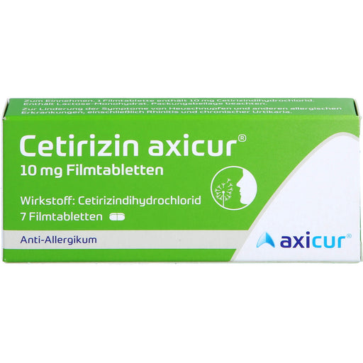 Cetirizin axicur® 10 mg Filmtabletten, 7 St FTA
