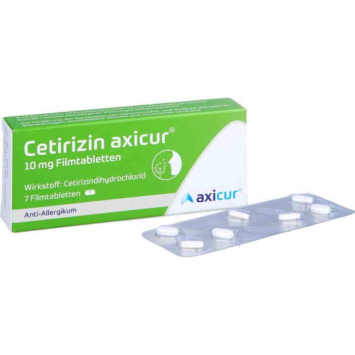Cetirizin axicur® 10 mg Filmtabletten, 7 St FTA