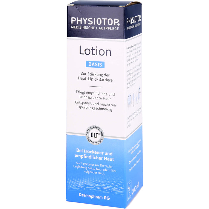 PHYSIOTOP Basis Lotion zur Stärkung der Haut-Lipid-Barriere, 200 ml Lotion