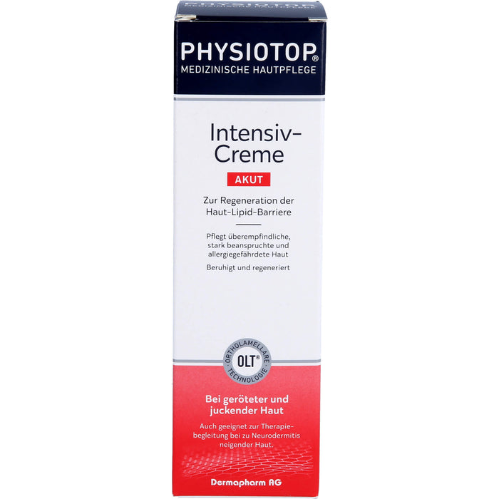 Physiotop Akut Intensiv-Creme zur Regeneration der Haut-Lipid-Barriere, 100 ml Creme
