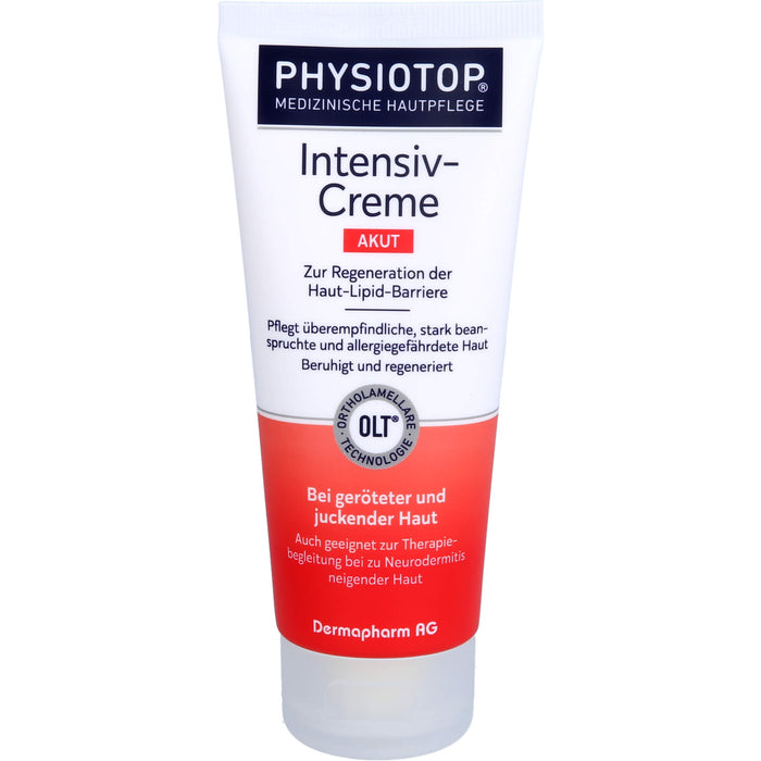 Physiotop Akut Intensiv-Creme zur Regeneration der Haut-Lipid-Barriere, 100 ml Cream