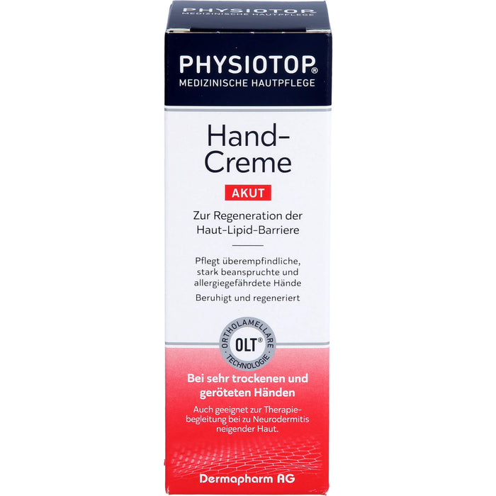 PHYSIOTOP akut Handcreme, 50 ml Creme