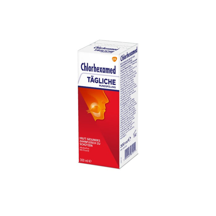 Chlorhexamed tägliche Mundspülung alkoholfrei, 300 ml Solution