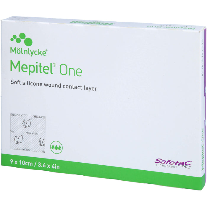 Mepitel One 9 x 10 cm Silikon-Netzverband, 5 pcs. dressing
