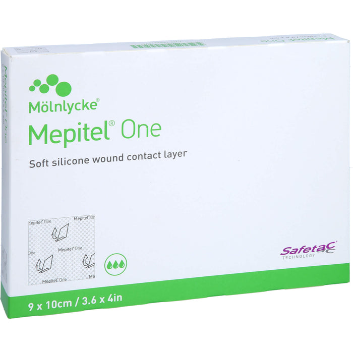 Mepitel One 9 x 10 cm Silikon-Netzverband, 5 pcs. dressing
