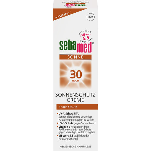 Sebamed Sonnenschutz Creme LSF 30, 75 ml Creme