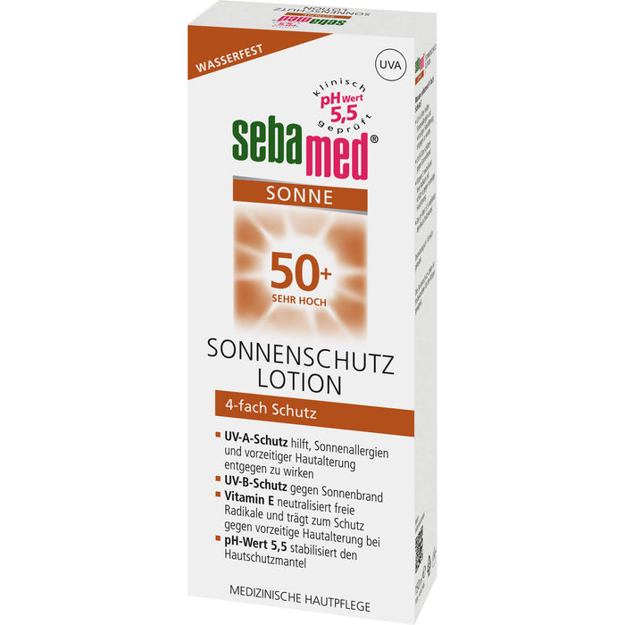 Sebamed Sonnenschutz Lotion LSF 50+, 150 ml Lotion
