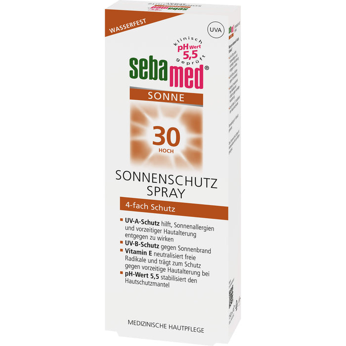 Sebamed Sonnenschutz Spray LSF 30, 150 ml Lösung