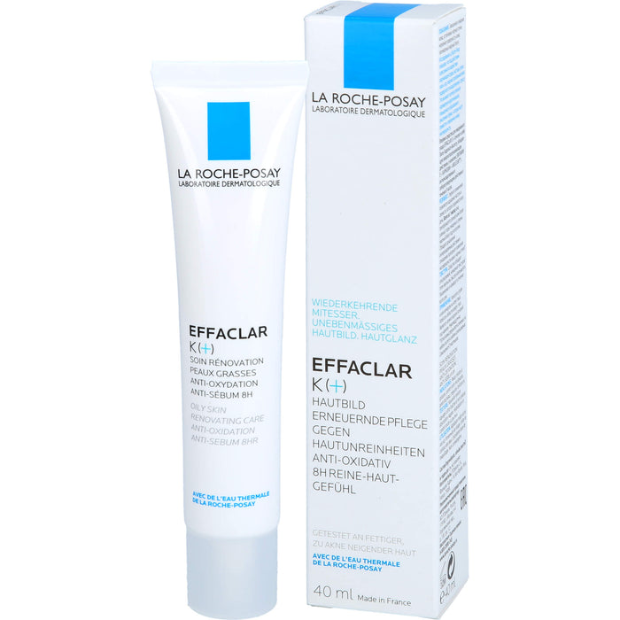 La Roche-Posay Effaclar K(+) Hautbild erneuernde Pflege gegen Hautunreinheiten, 40 ml Cream