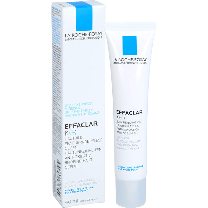 La Roche-Posay Effaclar K(+) Hautbild erneuernde Pflege gegen Hautunreinheiten, 40 ml Cream