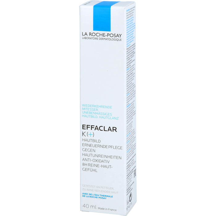 La Roche-Posay Effaclar K(+) Hautbild erneuernde Pflege gegen Hautunreinheiten, 40 ml Cream