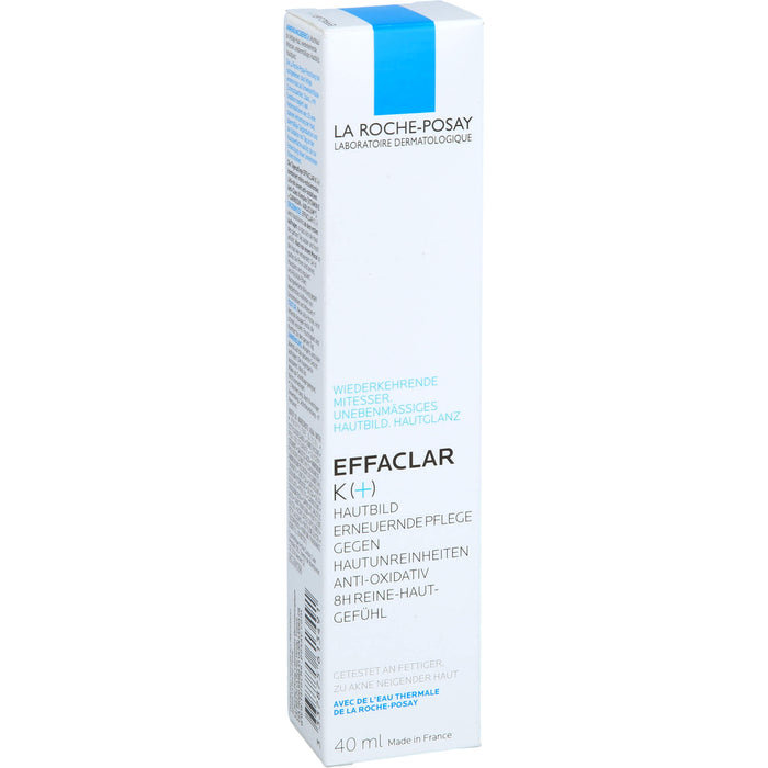 La Roche-Posay Effaclar K(+) Hautbild erneuernde Pflege gegen Hautunreinheiten, 40 ml Cream