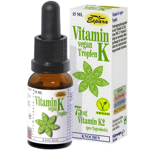 Espara Vitamin K-Tropfen vegan, 15 ml Lösung