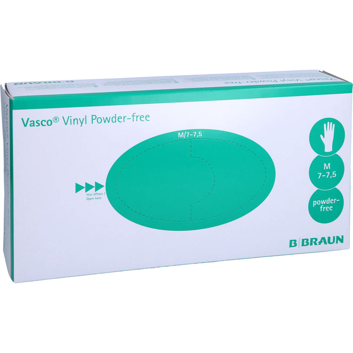 Vasco Vinyl powder-free Gr. M Vinyl Untersuchungshandschuhe unsteril, 100 pc Gants