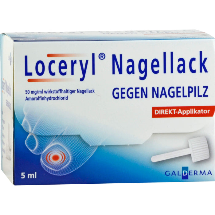 Loceryl Emra Nagellack gegen Nagelpilz Direkt-Applikator, 5 ml Nail varnish containing active ingredients