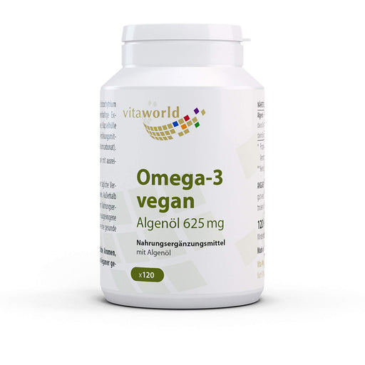 Vitaworld Omega-3 Vegan Algenöl 625 mg Kapseln, 120 St. Kapseln