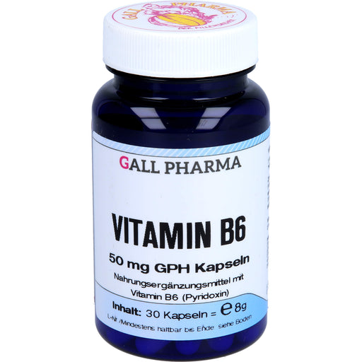 GALL PHARMA Vitamin B6 50 mg GPH Kapseln, 30 St. Kapseln