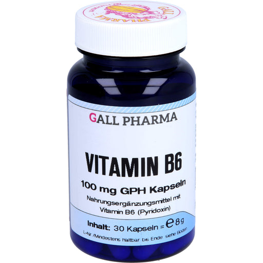 GALL PHARMA Vitamin B6 100 mg GPH Kapseln, 30 St. Kapseln