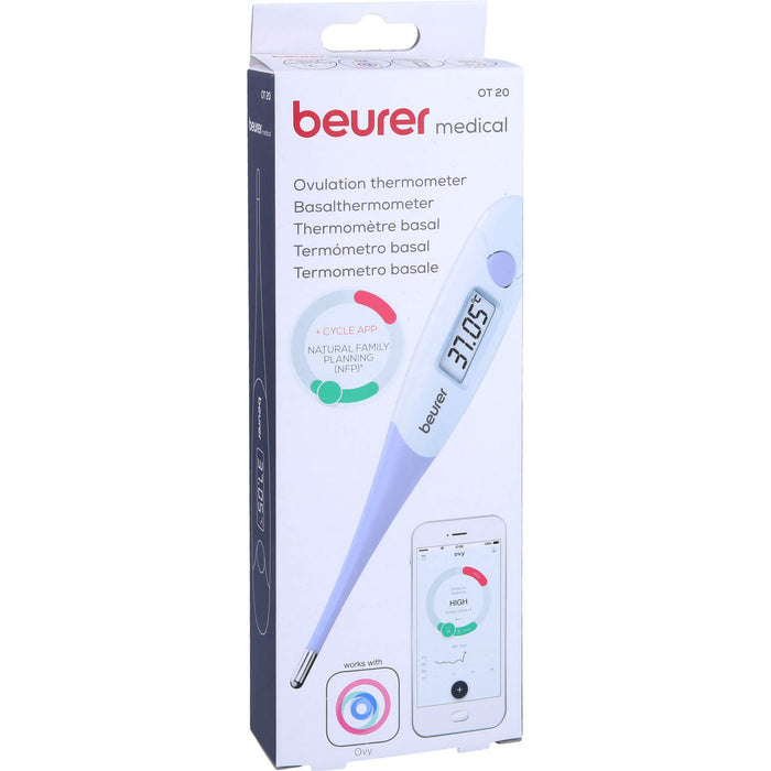 Beurer OT20 Basalthermometer + Zyklus-App Ovy, 1 pcs. clinical thermometer