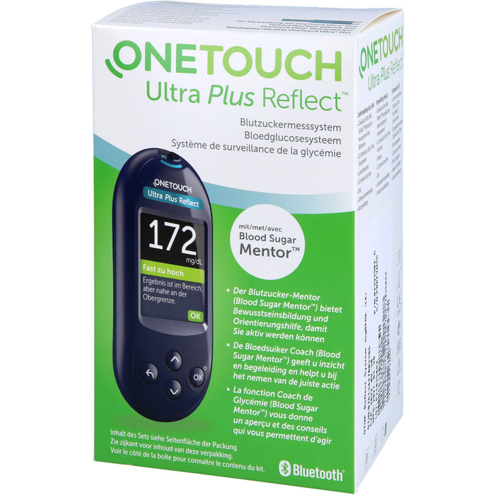 One Touch Ultra Plus Reflect Blutzucker-Messgerät Set mg/dl, 1 pc Ensemble