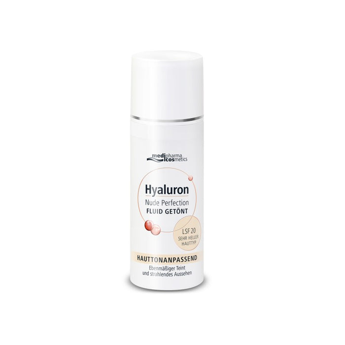 Medipharma Cosmetics Hyaluron Nude Perfection Fluid getönt s.hel HT L20, 50 ml Crème