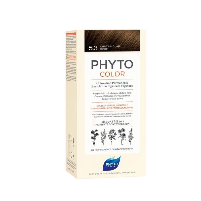 PHYTOCOLOR 5,3 Helles Goldbraun ohne Ammoniak, 1 St 
