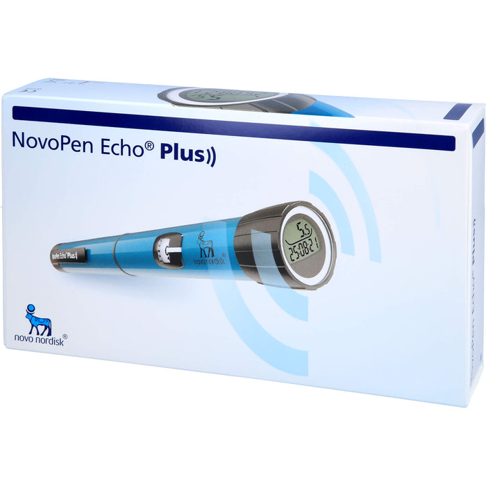 NovoPen Echo Plus Injektionsgerät blau für die Insulingabe, 1 pc Dispositif