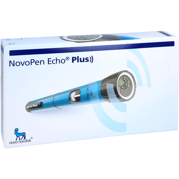 NovoPen Echo Plus Injektionsgerät blau für die Insulingabe, 1 pc Dispositif