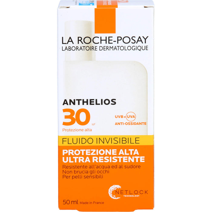 La Roche-Posay Anthelios Invisible Fluid LSF 30 ultra-leicht für empfindliche Haut, 50 ml Lösung